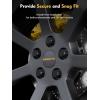 imageMIKKUPPA 1220 Lug Nuts  Replacement for 19872018 Jeep Wrangler JK 20022012 Jeep Liberty 19932010 Jeep Grand Cherokee Aftermarket Wheel  20pcs Black Closed End Solid Lug NutsBlack
