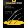 imageMIKKUPPA 22quot21quot12quot Windshield Wiper Kit  Replacement for 20112023 Dodge Durango 20112013 Jeep Grand Cherokee  UJ Hook All Season Wiper Blades Pack of 3281413 fit for Hyundai Elantra