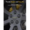 imageMIKKUPPA 24pcs M14x15 F150 Lug Nuts Chrome OEM Style Replacement for 20152024 F150 F150 Expedition Lincoln Navigator Factory Wheels 21mm Hex AntiRusting Updated Tire NutsBlack