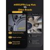 imageMIKKUPPA 24pcs M14x15 F150 Lug Nuts Chrome OEM Style Replacement for 20152024 F150 F150 Expedition Lincoln Navigator Factory Wheels 21mm Hex AntiRusting Updated Tire NutsBlack