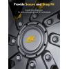 imageMIKKUPPA 91618 Lug Nuts  Replacement for 20052011 Dodge Dakota 20042009 Durango 20042009 RAM 1500 19942010 RAM 2500 20032010 RAM 3500 Aftermarket Wheel 24pcs Black Closed End Lug NutsSilver