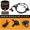 imageMIKKUPPA ABS Sensor Front ABS Wheel Speed Sensor Replacement for 20022009 Chevy Trailblazer GMC Envoy 20022004 Oldsmobile Bravada 20052009 Saab 97x 15158254