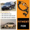 imageMIKKUPPA ABS Sensor Front ABS Wheel Speed Sensor Replacement for 20022009 Chevy Trailblazer GMC Envoy 20022004 Oldsmobile Bravada 20052009 Saab 97x 15158254
