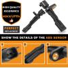 imageMIKKUPPA ABS Wheel Speed Sensor Rear LeftRight 52125003AB 5S8494 Replacement for 0718 Jeep Wrangler 0812 Jeep Liberty 0711 Dodge Nitro