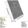 imageMIKKUPPA KTO47CF11966 Premium Cabin Air Filter Replacement for Chevy GMC Cadillac BuickReplacement 13356914