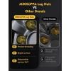 imageMIKKUPPA M12x15 Lug Nuts  Replacement for 19942013 Chevy Impala 19982022 Honda AccordCRVCivic 20032008 Honda Pilot Aftermarket Wheel  20pcs Closed End Spline Lug NutsGold