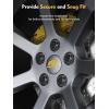 imageMIKKUPPA M12x15 Lug Nuts  Replacement for 19942013 Chevy Impala 19982022 Honda AccordCRVCivic 20032008 Honda Pilot Aftermarket Wheel  20pcs Closed End Spline Lug NutsBlack