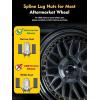 imageMIKKUPPA M12x15 Lug Nuts  Replacement for 20062020 Ford Fusion 20002019 Focus 20012023 Escape Aftermarket Wheel  20pcs Chrome Closed End Lug NutsSilver