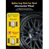 imageMIKKUPPA M12x15 Lug Nuts  Replacement for 20062020 Ford Fusion 20002019 Focus 20012023 Escape Aftermarket Wheel  20pcs Chrome Closed End Lug NutsSilver