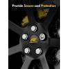 imageMIKKUPPA M12x15 Wheel Locking Lug Nuts Chrome 15quot Length Cone Seat Wheel Tire Lock Nuts Set with 2 Socket Key  Set of 6M12x15