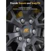 imageMIKKUPPA M12x15 Wheel Lug Nuts Replacement for 20062017 Jeep Compass 20072017 Patriot 20102019 Chevy Cruze 20162024 Malibu Aftermarket Wheel 138quot Height Chrome 20PCS Closed End Tire Nuts Silver