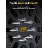 imageMIKKUPPA M14 x 15 Wheel Spike Lug Nuts 24PCS Red M14x15 Lug Nut ConeConical Bulge Seat Red Closed End Nuts with 1 Socket Key Replacement for Chevy Silverado Aftermarket WheelChrome