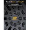 imageMIKKUPPA M14 x 15 Wheel Spike Lug Nuts 24PCS Red M14x15 Lug Nut ConeConical Bulge Seat Red Closed End Nuts with 1 Socket Key Replacement for Chevy Silverado Aftermarket WheelBlack