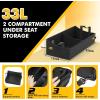 imageMIKKUPPA Truck Under Seat Storage  Replacement for 20152024 Ford F150 F250 F350 for 2 Compartments for Bench Seat Truck Tool Box Organizer Underseat Storage Bagfor truck three seats