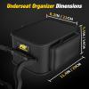 imageMIKKUPPA Under Seat Storage  Compatible with 20072024 Jeep Wrangler JK JL JLU Sports Rubicon Gladiator JT  Portable Rear Under Seat Storage Organizer Tool Kit