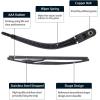imageRear Wiper Arm Blade Compatible with 20042009 Dodge Durango 20072009 Chrysler Aspen  MIKKUPPA Back Windshield Wiper Assembly Replacement  All Season Natural Rubber Cleaning WindowReplacement for Chrysler 300C 20052008