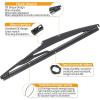 imageRear Wiper Arm Blade Compatible with 20042009 Dodge Durango 20072009 Chrysler Aspen  MIKKUPPA Back Windshield Wiper Assembly Replacement  All Season Natural Rubber Cleaning WindowReplacement for Toyota Rav4 20002012