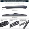 imageRear Wiper Arm Blade Compatible with 20042009 Dodge Durango 20072009 Chrysler Aspen  MIKKUPPA Back Windshield Wiper Assembly Replacement  All Season Natural Rubber Cleaning WindowReplacement for Kia Sedona 20062014