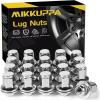 imageMIKKUPPA 20pcs M14X15 Chrome Lug Nuts  180quot 45mm Height 78quot Hex Replacement for Toyota Sequoia Landcruiser Tundra Lexus LX 5 Lug