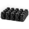 imageMIKKUPPA 91618 OnePiece Chrome OEM Factory Style Large Acorn Seat Lug Nuts Replacement for 20042009 Dodge Durango 20062010 Dodge Dakota 20022010 Dodge Ram 1500 Factory WheelsBlack Lug Nuts