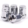 imageMIKKUPPA M12x15 Lug Nuts  Replacement for 20062020 Ford Fusion 20002019 Focus 20012023 Escape Aftermarket Wheel  20pcs Chrome Closed End Lug NutsSilver