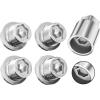 imageMIKKUPPA M12x15 Wheel Locking Lug Nuts Chrome 15quot Length Cone Seat Wheel Tire Lock Nuts Set with 2 Socket Key  Set of 6M12x15