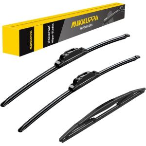 imageMIKKUPPA 16quot Front Windshield Wiper Blades UJ hook AllSeason Silent Windshield Window Wipers OEM Quality for Original Equipment Replacement161612 fit for Jeep Wrangler JL
