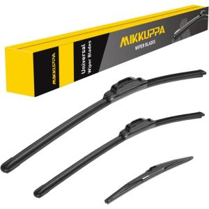 imageMIKKUPPA 16quot Front Windshield Wiper Blades UJ hook AllSeason Silent Windshield Window Wipers OEM Quality for Original Equipment Replacement221912 fit for Toyota Highlander