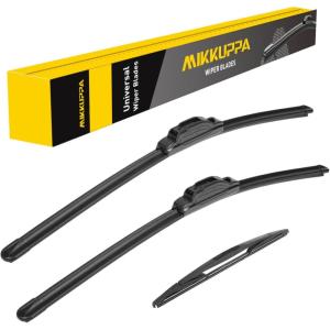 imageMIKKUPPA 16quot Front Windshield Wiper Blades UJ hook AllSeason Silent Windshield Window Wipers OEM Quality for Original Equipment Replacement222212 fit for Chevry Tahoe Suburban 1500