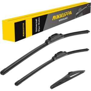 imageMIKKUPPA 16quot Front Windshield Wiper Blades UJ hook AllSeason Silent Windshield Window Wipers OEM Quality for Original Equipment Replacement241810 fit for 20182022 Jeep Compass