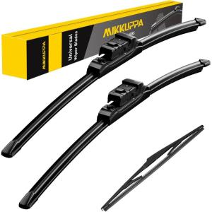 imageMIKKUPPA 16quot Front Windshield Wiper Blades UJ hook AllSeason Silent Windshield Window Wipers OEM Quality for Original Equipment Replacement241814 fit for Mazda CX9