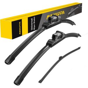 imageMIKKUPPA 16quot Front Windshield Wiper Blades UJ hook AllSeason Silent Windshield Window Wipers OEM Quality for Original Equipment Replacement242013 fit for Audi Q5