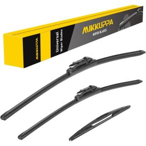imageMIKKUPPA 16quot Front Windshield Wiper Blades UJ hook AllSeason Silent Windshield Window Wipers OEM Quality for Original Equipment Replacement242112 fit for 20122017 Buick Enclave