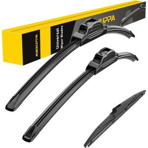 imageMIKKUPPA 16quot Front Windshield Wiper Blades UJ hook AllSeason Silent Windshield Window Wipers OEM Quality for Original Equipment Replacement261611 fit for 20172023 Kia Sportage