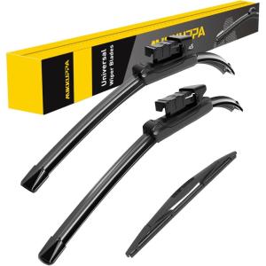 imageMIKKUPPA 16quot Front Windshield Wiper Blades UJ hook AllSeason Silent Windshield Window Wipers OEM Quality for Original Equipment Replacement261612 fit for Subaru Impreza