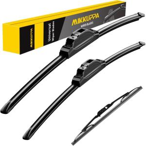 imageMIKKUPPA 16quot Front Windshield Wiper Blades UJ hook AllSeason Silent Windshield Window Wipers OEM Quality for Original Equipment Replacement261613 fit for Honda CRV
