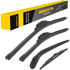 imageMIKKUPPA 16quot Front Windshield Wiper Blades UJ hook AllSeason Silent Windshield Window Wipers OEM Quality for Original Equipment Replacement2616913 fit for Honda CRV