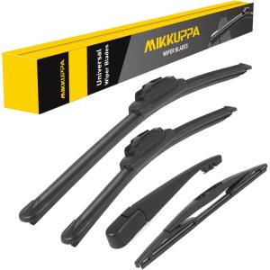 imageMIKKUPPA 16quot Front Windshield Wiper Blades UJ hook AllSeason Silent Windshield Window Wipers OEM Quality for Original Equipment Replacement26171112 fit for Honda CRV