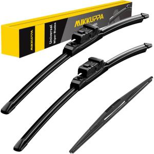 imageMIKKUPPA 16quot Front Windshield Wiper Blades UJ hook AllSeason Silent Windshield Window Wipers OEM Quality for Original Equipment Replacement261714 fit for 20192023 Subaru Forester