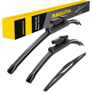 imageMIKKUPPA 16quot Front Windshield Wiper Blades UJ hook AllSeason Silent Windshield Window Wipers OEM Quality for Original Equipment Replacement261816 fit for Subaru Outback