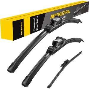 imageMIKKUPPA 16quot Front Windshield Wiper Blades UJ hook AllSeason Silent Windshield Window Wipers OEM Quality for Original Equipment Replacement262211 fit for VW Atlas