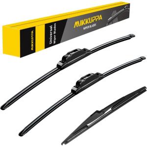 imageMIKKUPPA 22quot21quot12quot Windshield Wiper Kit  Replacement for 20112023 Dodge Durango 20112013 Jeep Grand Cherokee  UJ Hook All Season Wiper Blades Pack of 3261413 fit for Hyundai Santa Fe