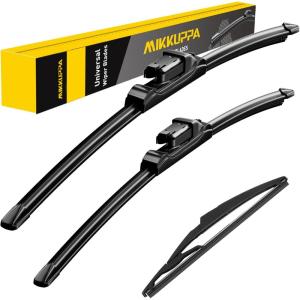 imageMIKKUPPA 22quot21quot12quot Windshield Wiper Kit  Replacement for 20112023 Dodge Durango 20112013 Jeep Grand Cherokee  UJ Hook All Season Wiper Blades Pack of 3222010 fit for Jeep Renegade