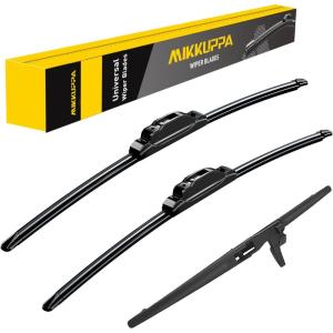 imageMIKKUPPA 22quot21quot12quot Windshield Wiper Kit  Replacement for 20112023 Dodge Durango 20112013 Jeep Grand Cherokee  UJ Hook All Season Wiper Blades Pack of 3242012 fit for Toyota 4Runner