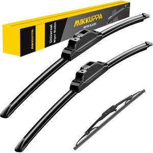 imageMIKKUPPA 22quot21quot12quot Windshield Wiper Kit  Replacement for 20112023 Dodge Durango 20112013 Jeep Grand Cherokee  UJ Hook All Season Wiper Blades Pack of 3222212 fit for Chevrolet Suburban