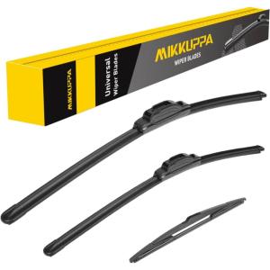 imageMIKKUPPA 22quot21quot12quot Windshield Wiper Kit  Replacement for 20112023 Dodge Durango 20112013 Jeep Grand Cherokee  UJ Hook All Season Wiper Blades Pack of 3262014 fit for Ford Edge
