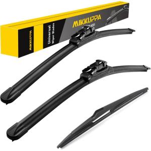 imageMIKKUPPA 22quot21quot12quot Windshield Wiper Kit  Replacement for 20112023 Dodge Durango 20112013 Jeep Grand Cherokee  UJ Hook All Season Wiper Blades Pack of 3282812 fit for Ford Focus