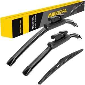 imageMIKKUPPA 22quot21quot12quot Windshield Wiper Kit  Replacement for 20112023 Dodge Durango 20112013 Jeep Grand Cherokee  UJ Hook All Season Wiper Blades Pack of 3241814 fit for Mazda CX5 CX9