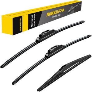 imageMIKKUPPA 22quot21quot12quot Windshield Wiper Kit  Replacement for 20112023 Dodge Durango 20112013 Jeep Grand Cherokee  UJ Hook All Season Wiper Blades Pack of 3242011 fit for Kia Soul EV