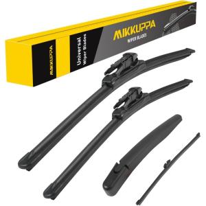 imageMIKKUPPA 22quot21quot12quot Windshield Wiper Kit  Replacement for 20112023 Dodge Durango 20112013 Jeep Grand Cherokee  UJ Hook All Season Wiper Blades Pack of 324201212 fit for Ford Escape